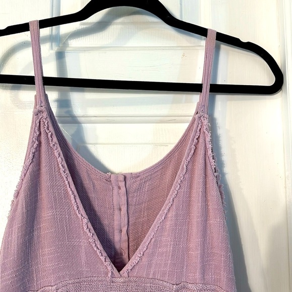 Women’s Free People Endless Summer Lavender Swing  Low Back Pullover Midi Dress - Picture 8 of 12